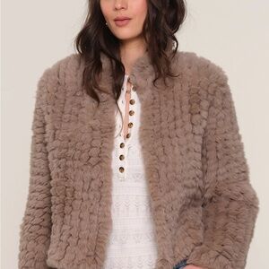 Heartloom deline fur jacket NEW